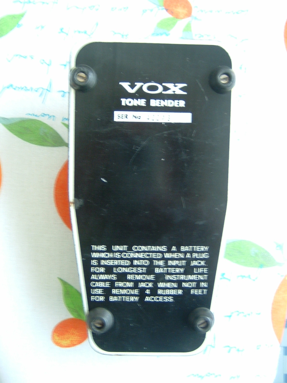 Vox tone bender mkI,5, italian tone bender